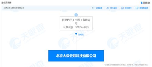 太極云聯(lián)注冊(cè)資本激增500%，阿里巴巴中國(guó)全資控股深化應(yīng)用軟件服務(wù)布局